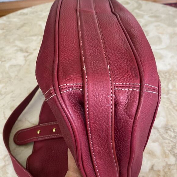 MAXXIMUM Genuine Pebble Leather Large Hobo Style Shoulder Bag - Picture 8 of 16